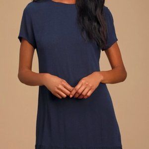 Navy Shift Dress (Lulu's)